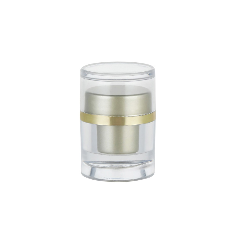 Botella mini de acrílico para suplementos en polvo de 2/3 ml