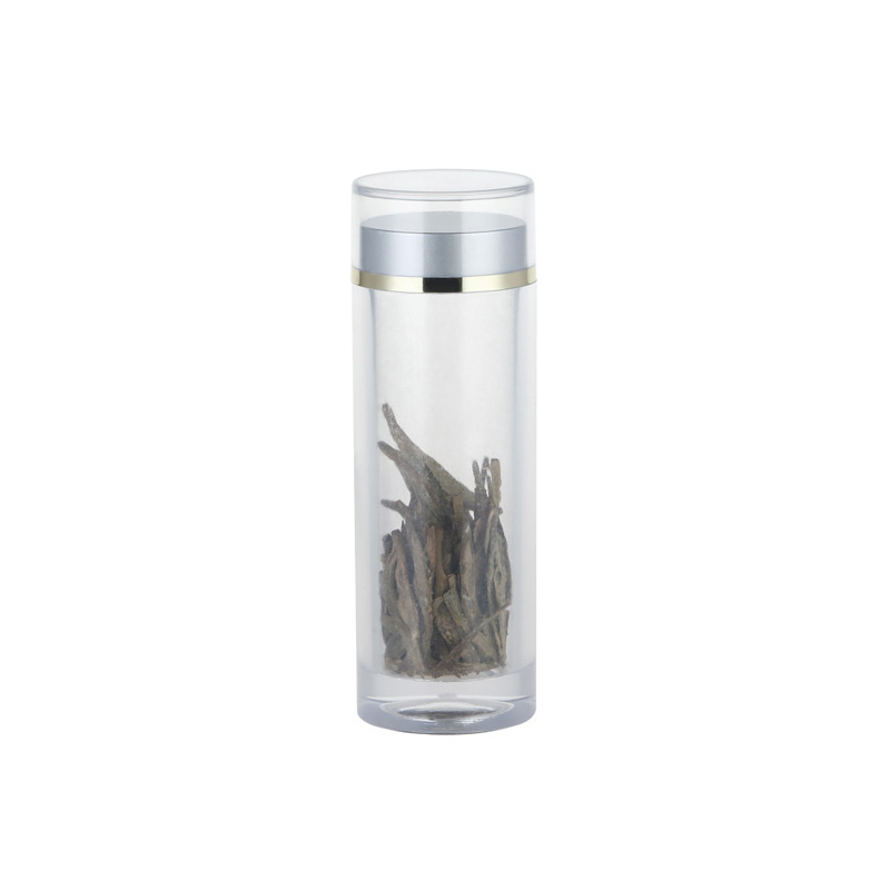 Botella de acrílico para almacenar té de 35 ml