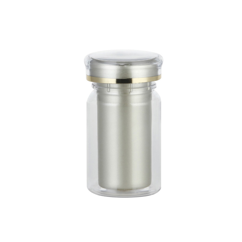 Botella de PET con interior de acrílico y tapa de corona de 35 ml