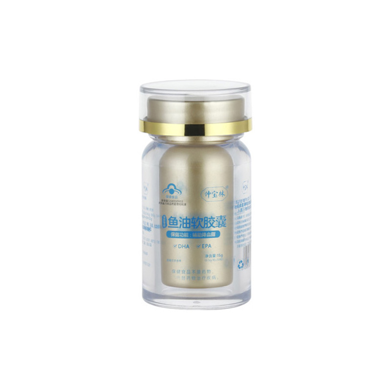 Botella premium de acrílico con interior de 45 ml