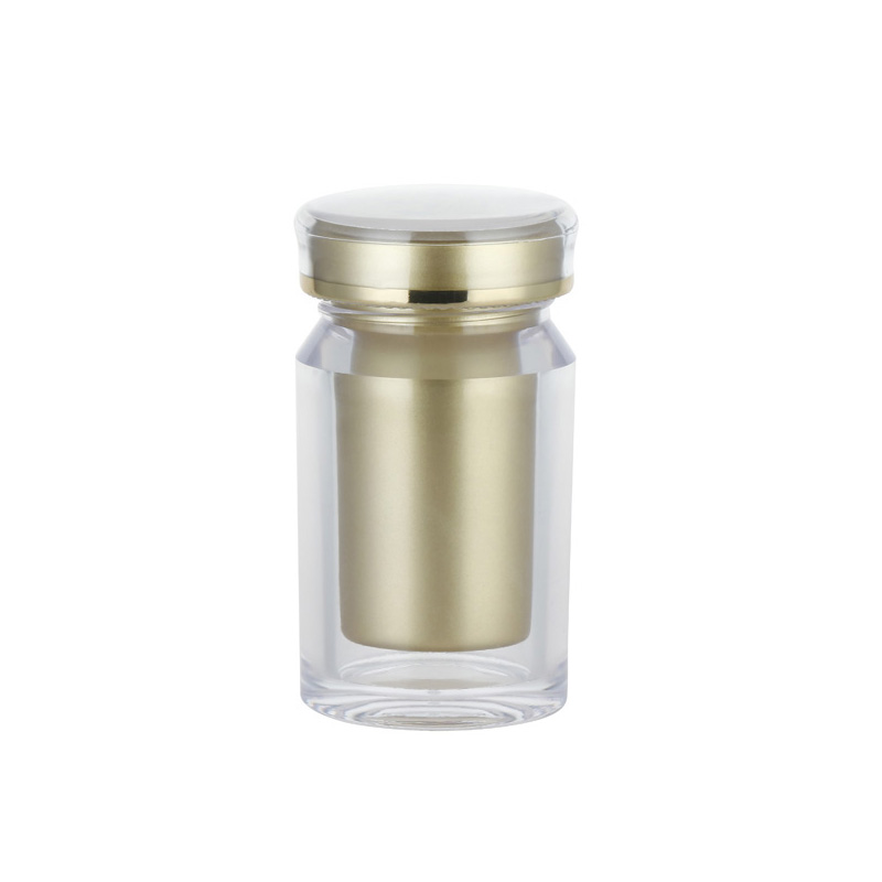 Botella de acrílico con interior para productos herbales de 60 ml