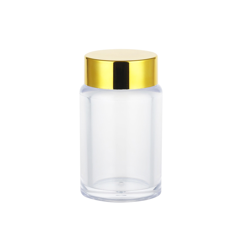 Botella de acrílico para bayas de goji y productos herbales de 80 ml
