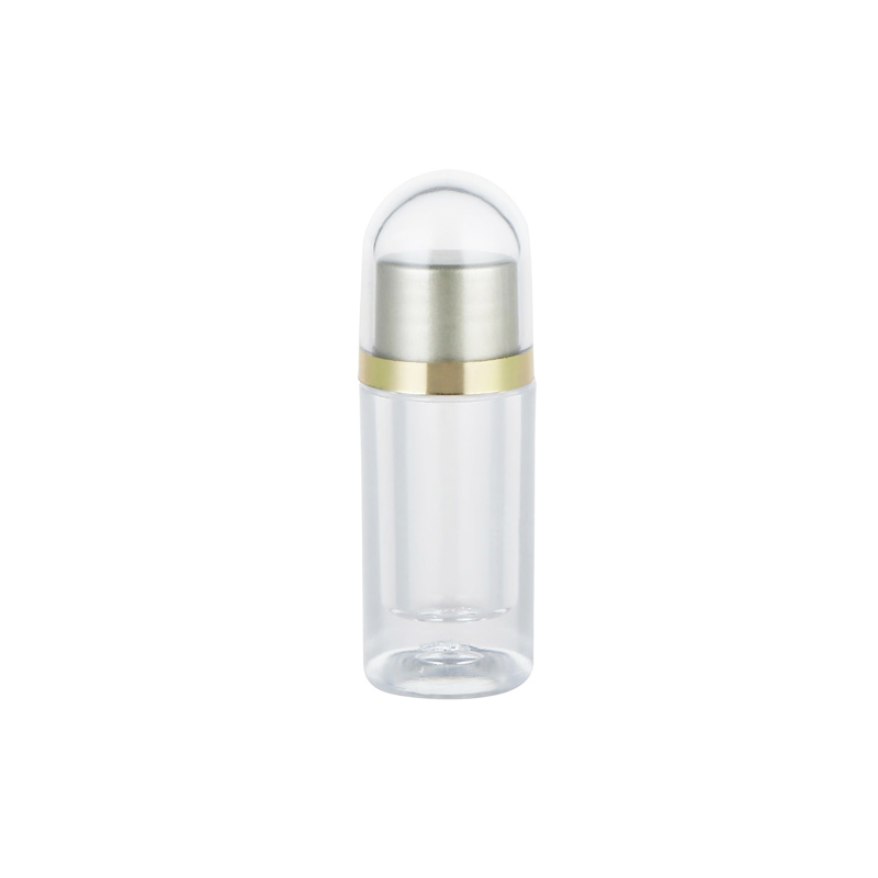 Botella mini de acrílico en forma de bala para suplementos de 2 ml
