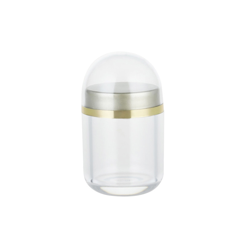 Botella mini de acrílico en forma de bala para polvo de 5/7 ml