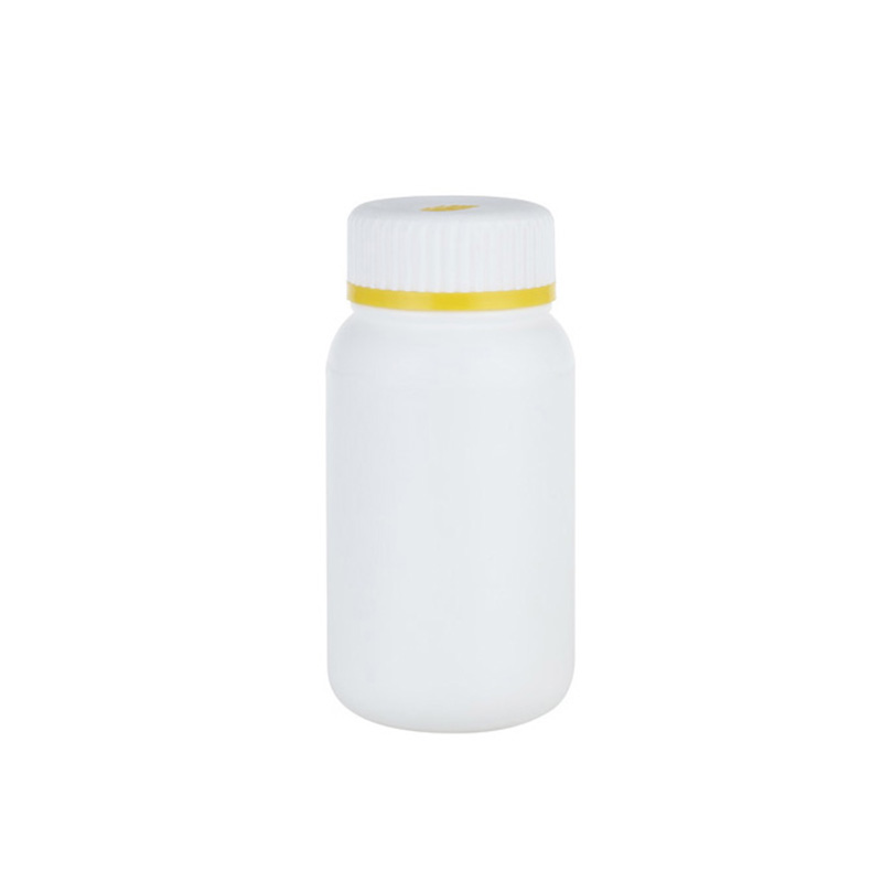 Botella de PE con forma de hoja para envasado de 200 ml