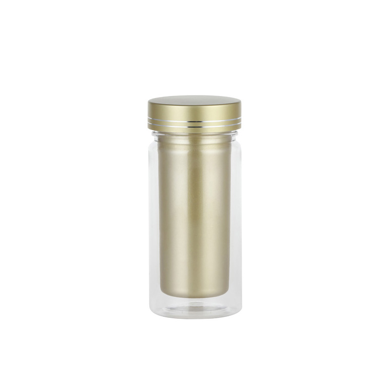 Botella premium de PET con acabado de acrílico de 120 ml