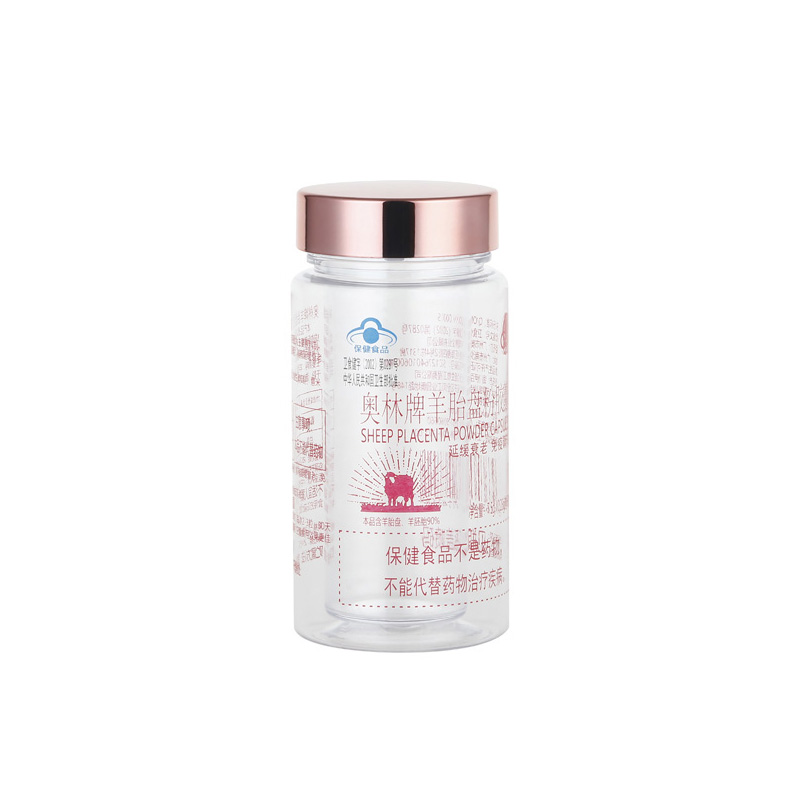 Botella de PET con acabado de acrílico para productos herbales de 150 ml