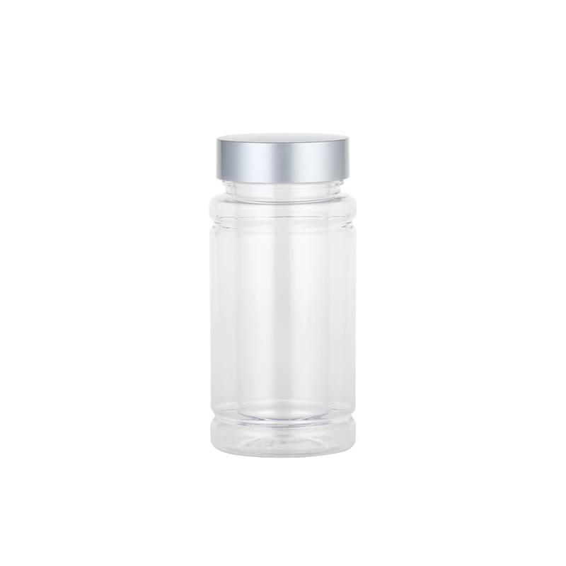 Botella de PET con acabado de acrílico para envasado de 180 ml