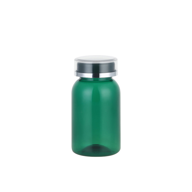 Botella para suplementos con tapa en forma de seta de 120 ml