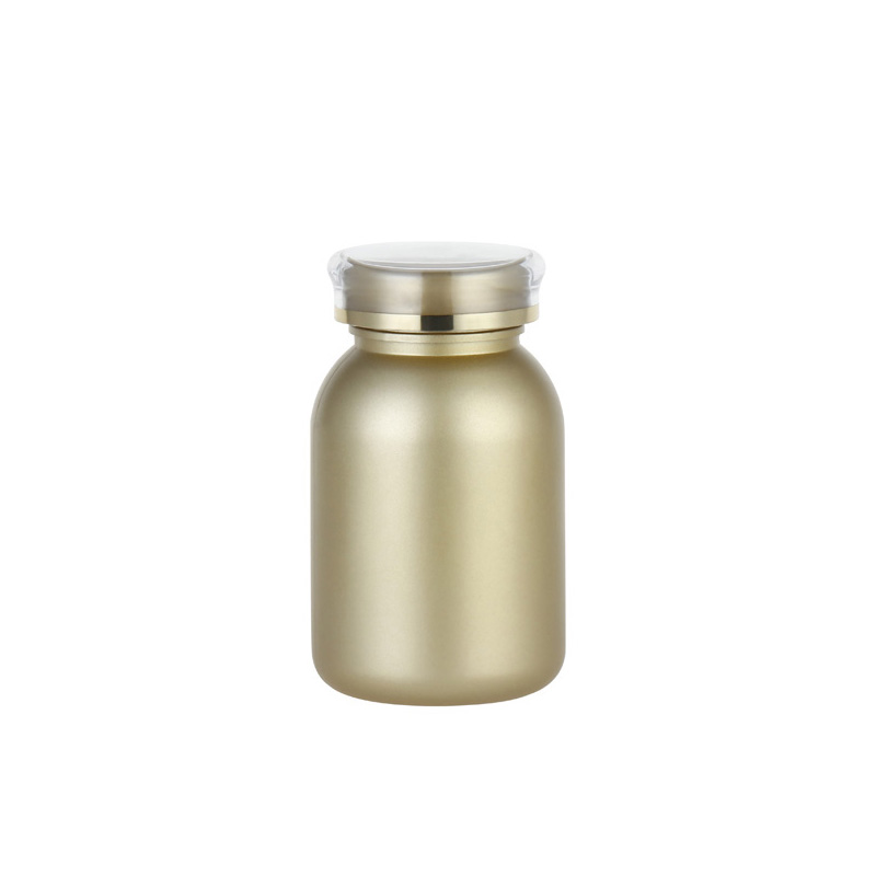 Botella para productos herbales con tapa de corona y acabado pulverizado de 120 ml