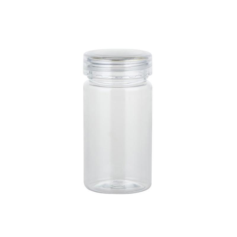 Botella mini recta de PET de 80 ml