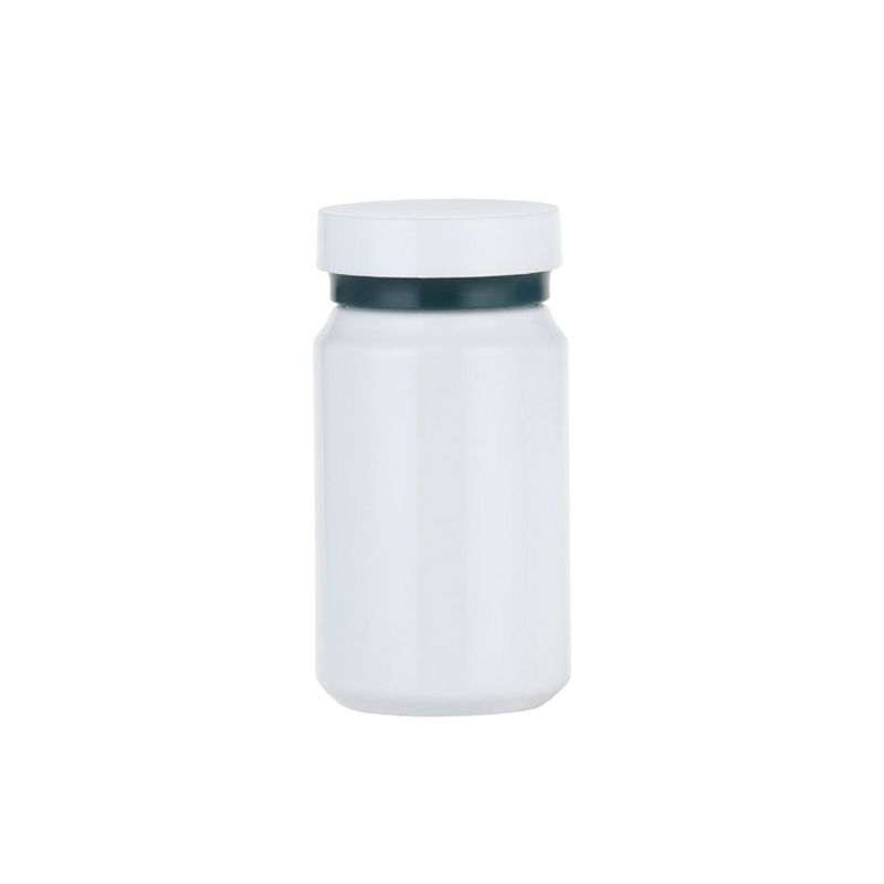 Botella de PE/PET para suplementos con tapa de corona de 120 ml