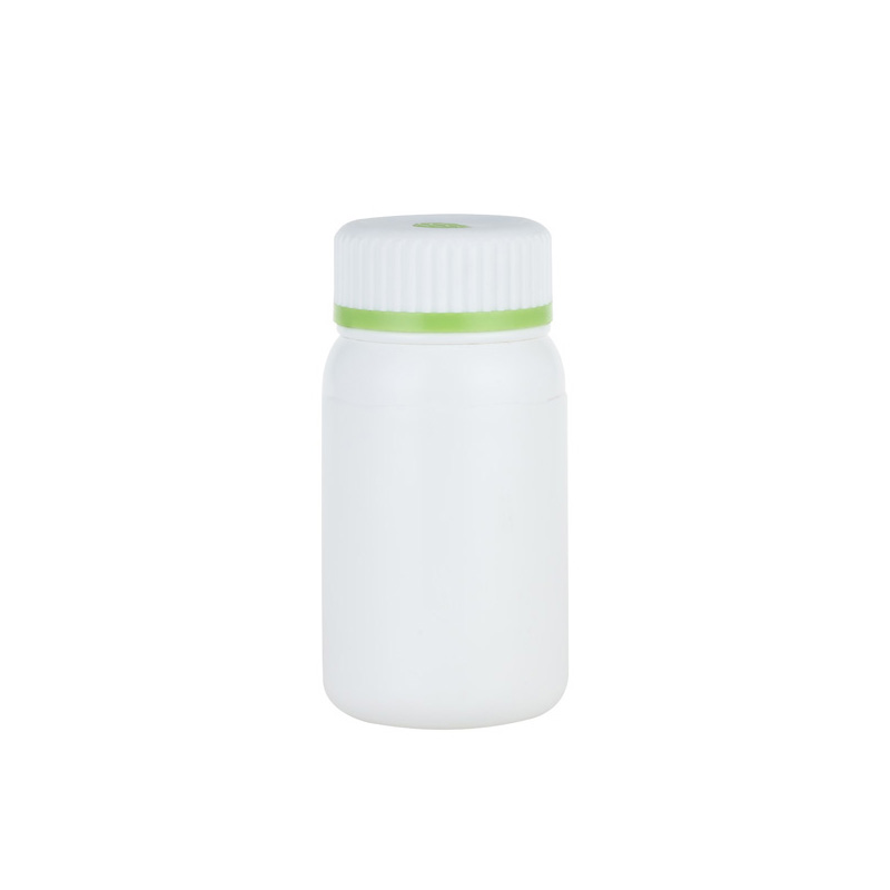 Botella de PE con forma de hoja para suplementos de 150 ml
