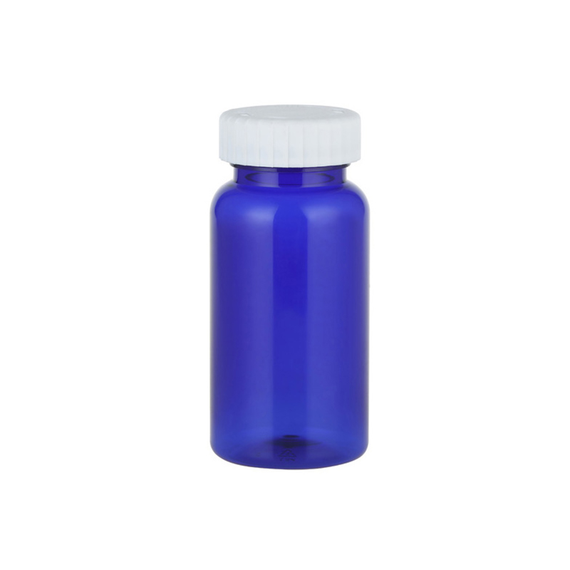 Botella de PET para caramelos con tapa dentada de 220 ml