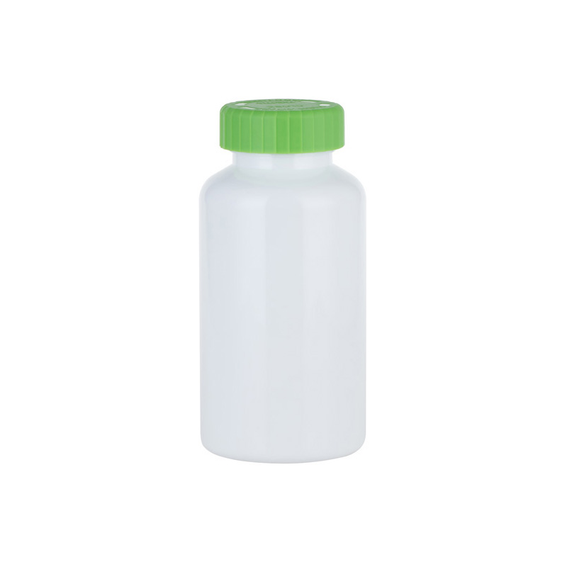 Botella de PET para suplementos con cierre de seguridad para niños de 400 ml