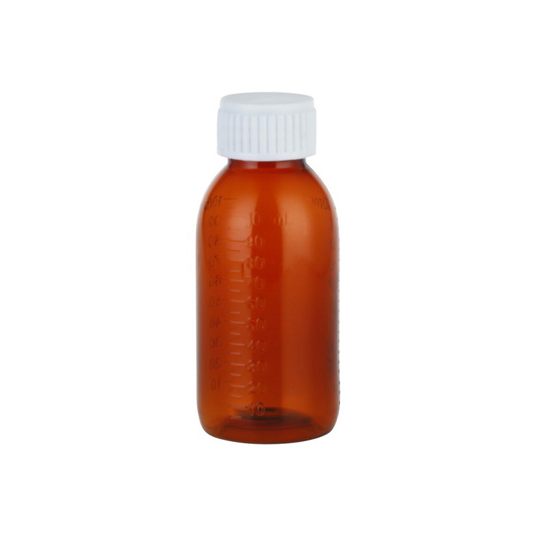 Botella ámbar para líquidos orales de 100 ml