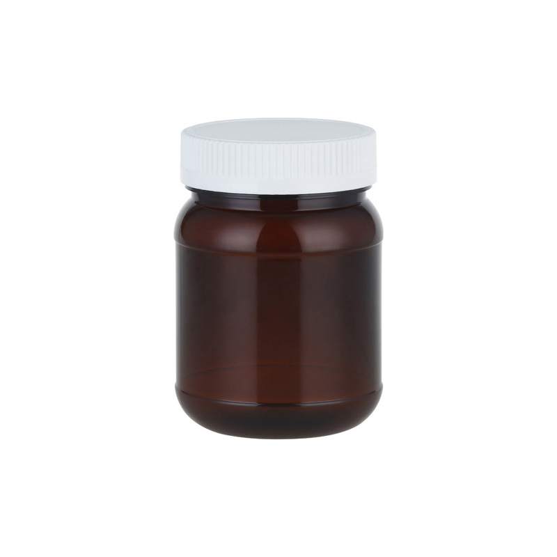 Tarro de plástico para productos herbales y polvo de té de 200 ml