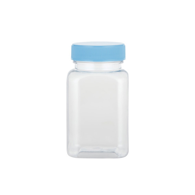 Botella cuadrada de PET para caramelos de 100 ml