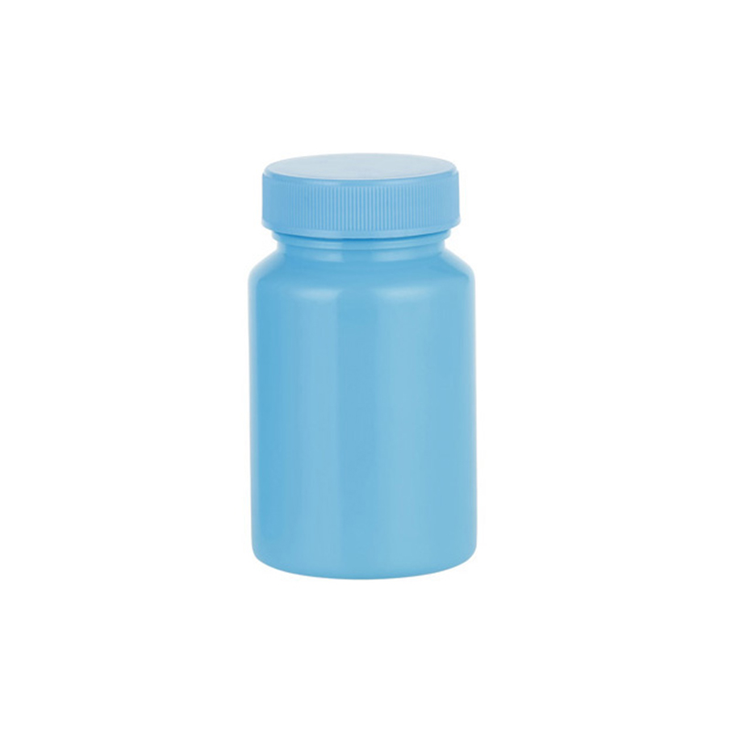 Botella premium de PET de boca ancha para suplementos de 100 ml
